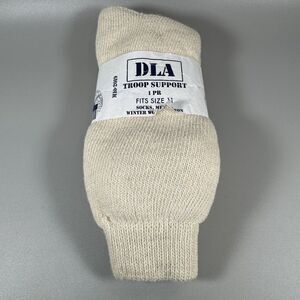 NEW‎ DLA Troop Support Fits Size 11 Wool & Cotton Socks Vintage